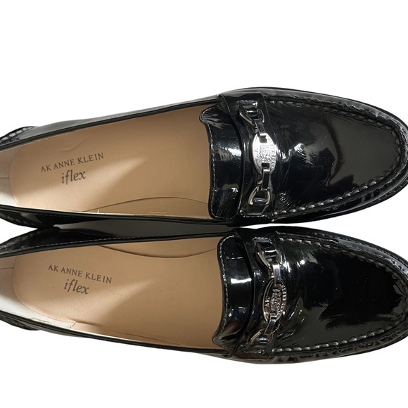 AK Anne Klein iflex NWOT Black Patent leather shoes size 10M - Picture 3 of 10